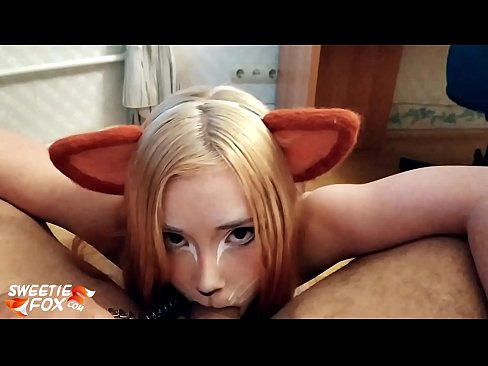 ❤️ Kitsune swallow dick agus cum na beul ❤️  Gnè càileachd  leinn  ❌❤